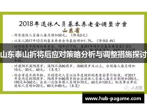 山东泰山折将后应对策略分析与调整措施探讨