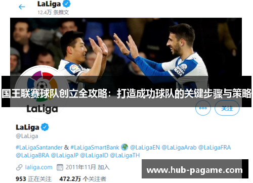国王联赛球队创立全攻略:打造成功球队的关键步骤与策略 国王联赛球队创立全攻略:打造成功球队的关键步骤与策略